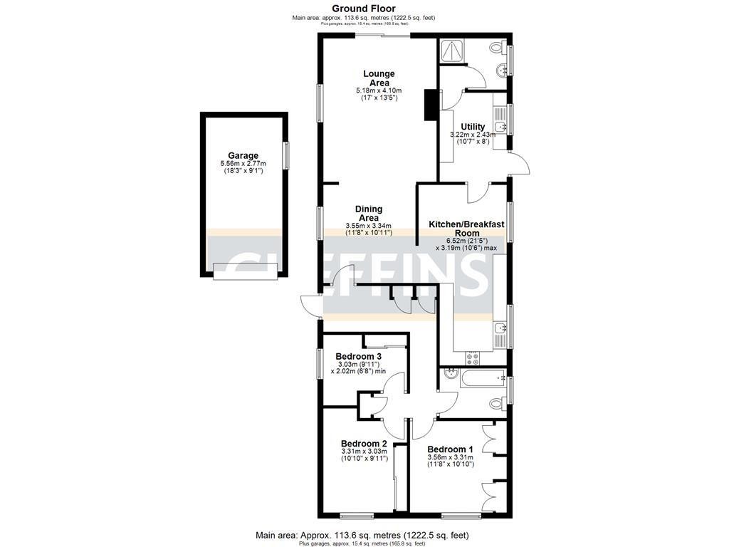Floorplans For Lansdowne Close, Ely