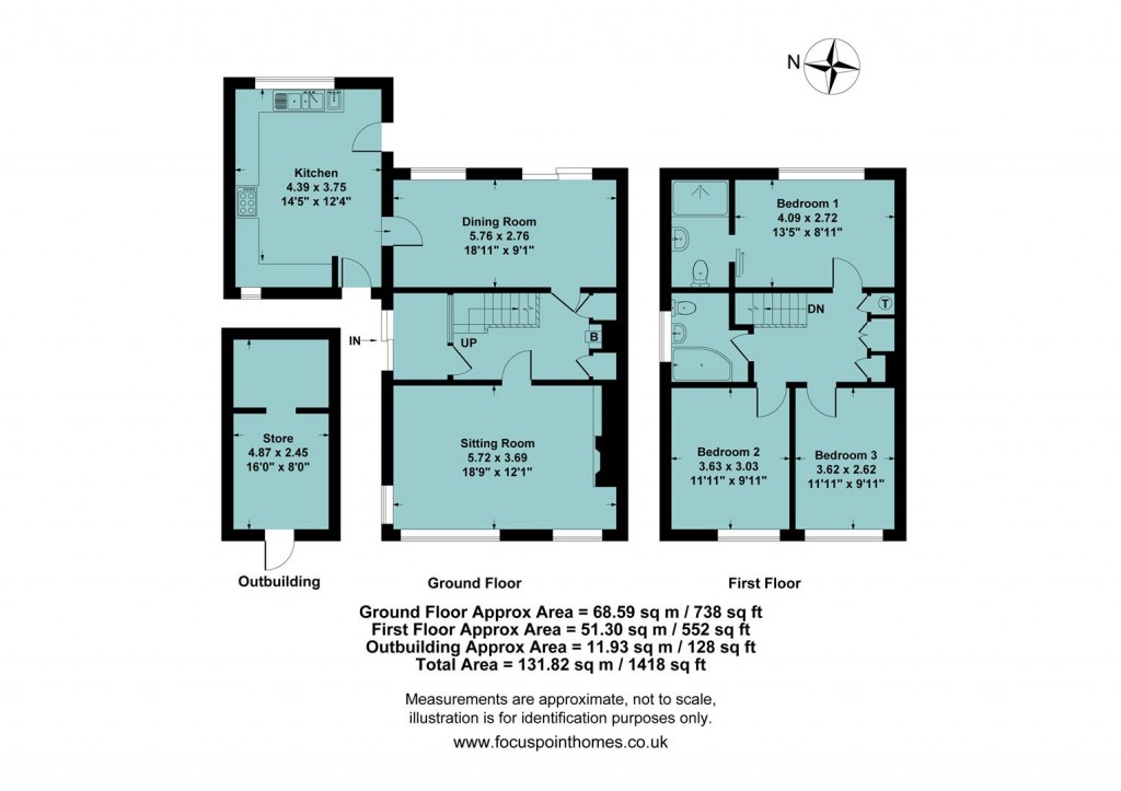 Floorplans For Whittall Street, Kings Sutton, Banbury
