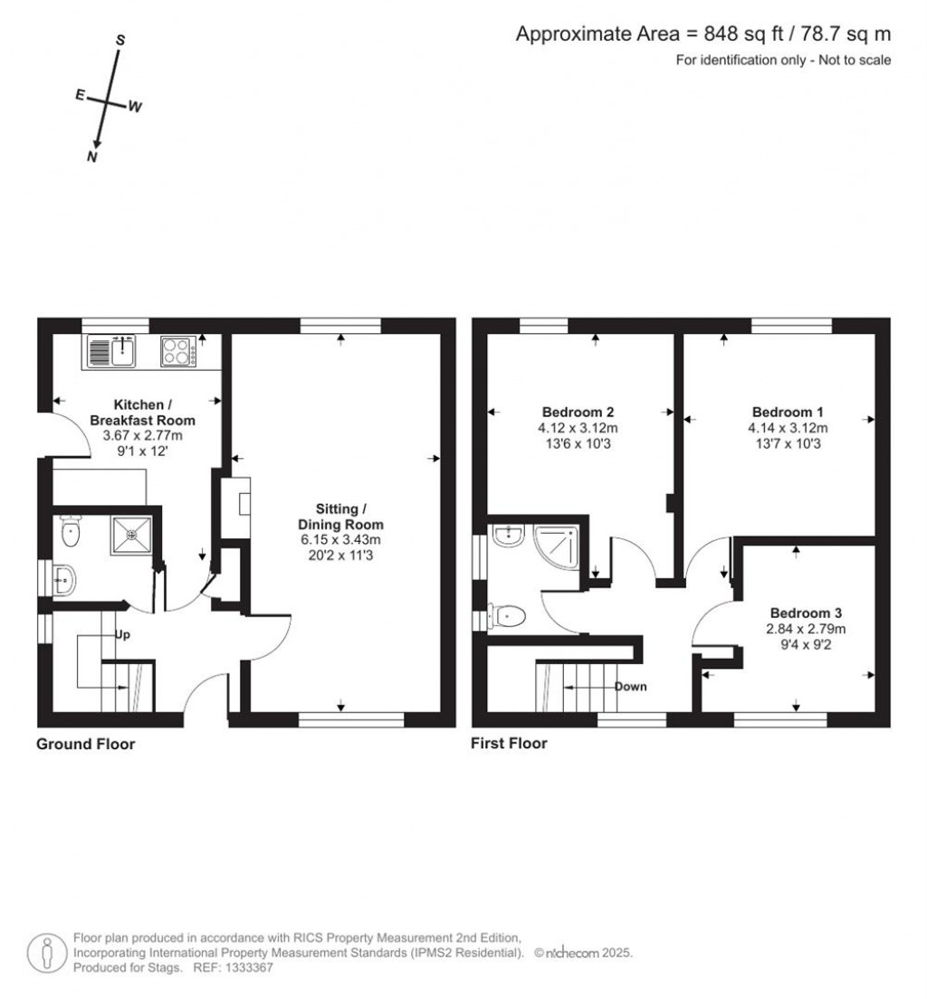 Floorplans For Charles Road, Yeovil