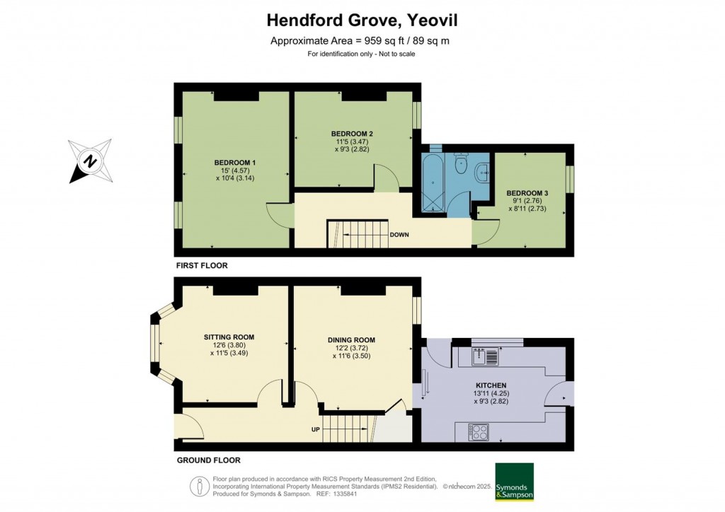 Floorplans For Hendford Grove, Yeovil