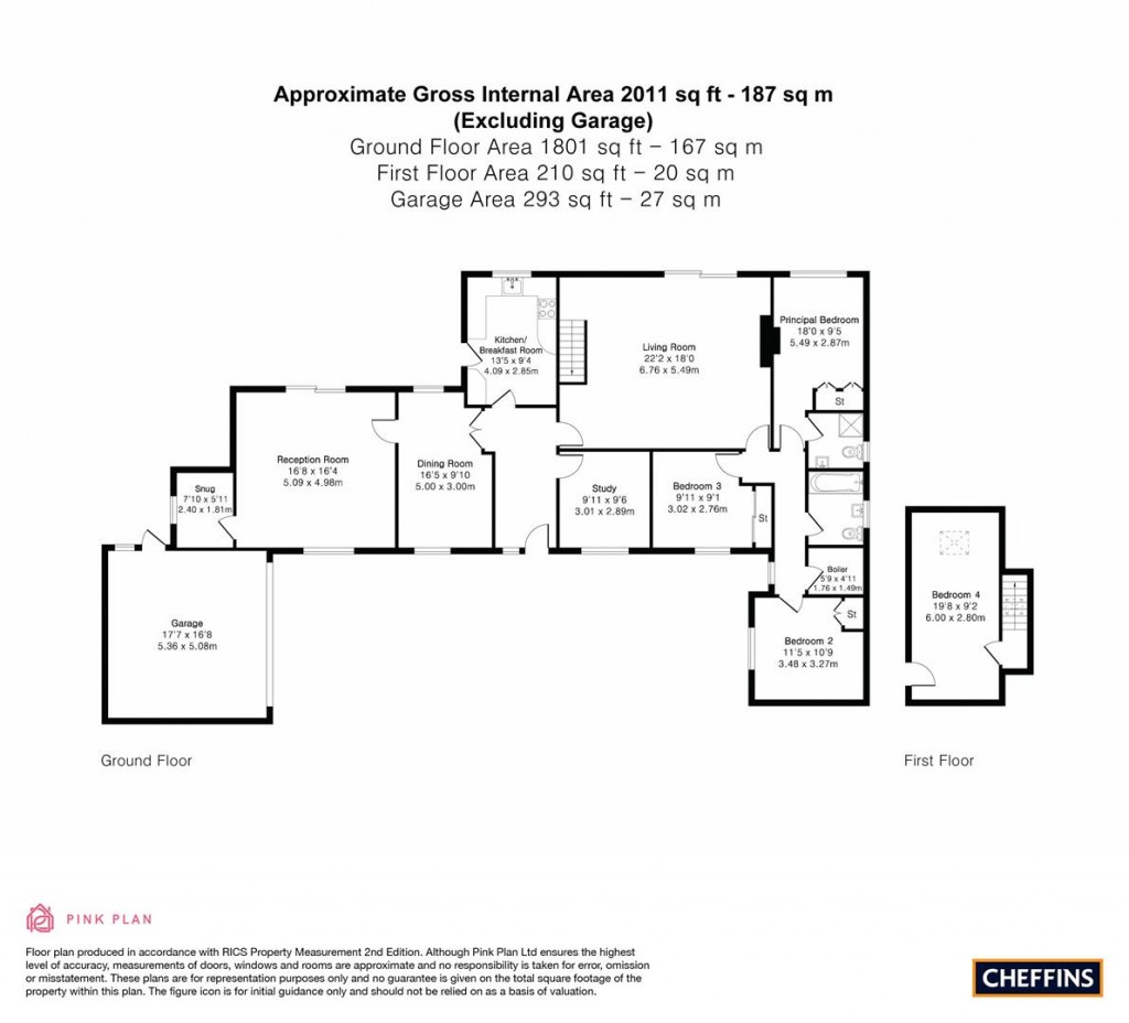 Floorplans For The Green, Weston Colville, Cambridge