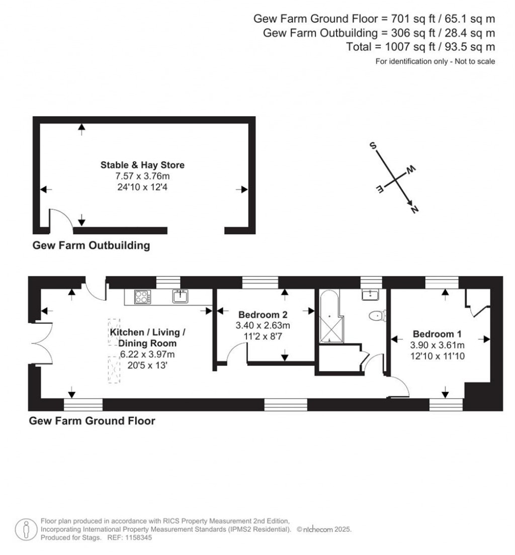 Floorplans For Prospidnick, Helston