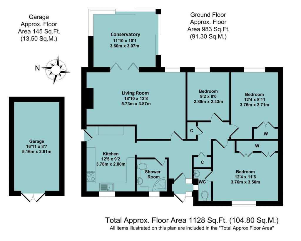 Floorplans For Whittons Close, Hook Norton