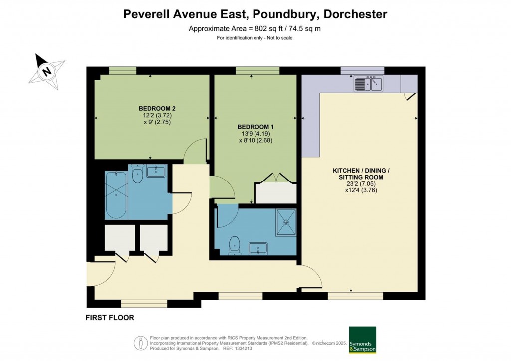 Floorplans For Peverell Avenue East, Poundbury, Dorchester