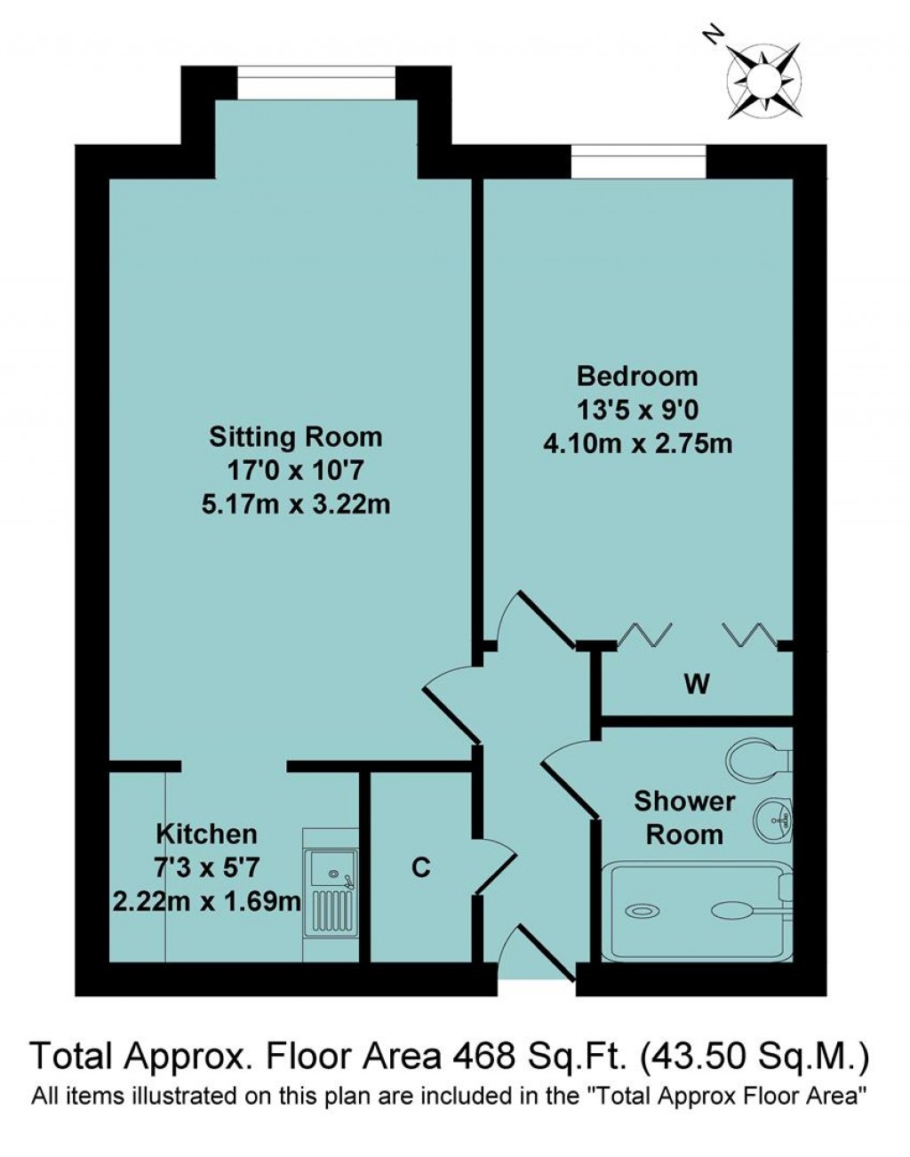 Floorplans For Chamberlaine Court, Spiceball Park Road, Banbury