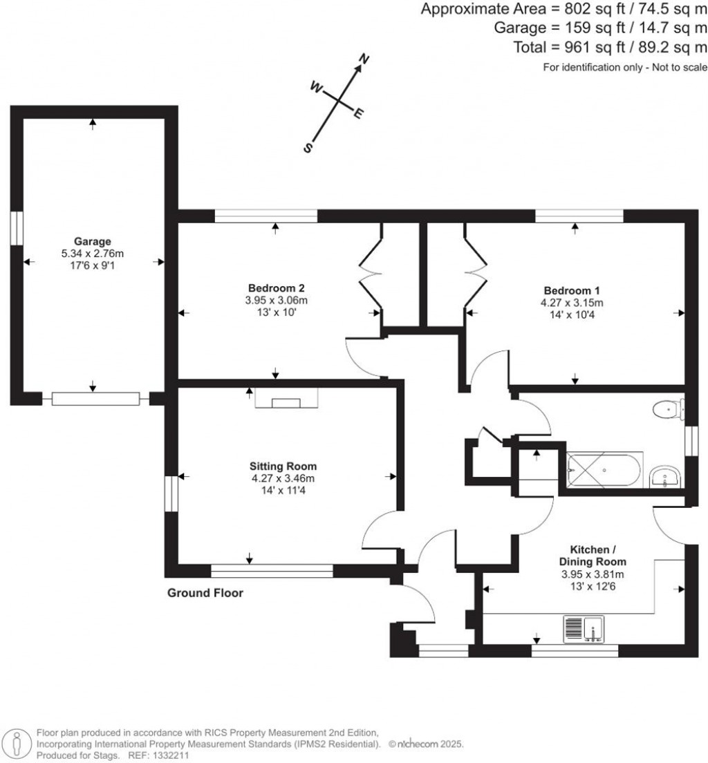 Floorplans For Rookwood Close, Honiton