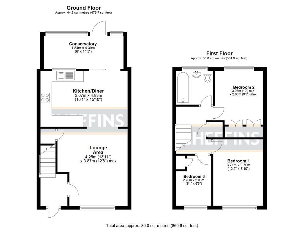 Floorplans For Windmill Walk, Sutton