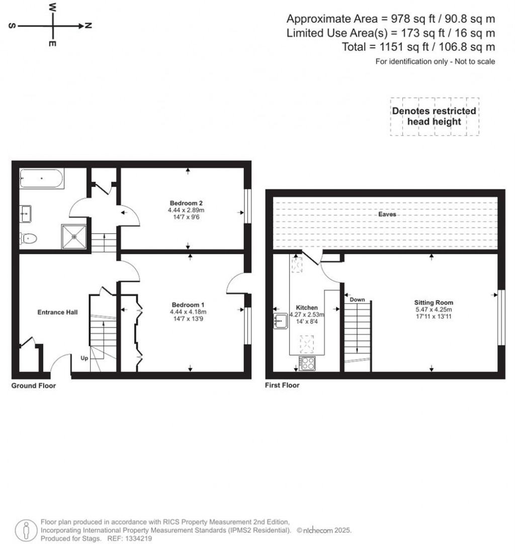 Floorplans For Town Farm Building, Gittisham, Honiton