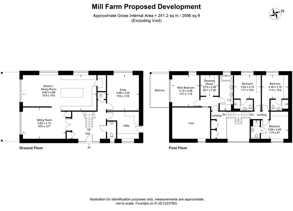 Floorplans For Whelford, Gloucestershire