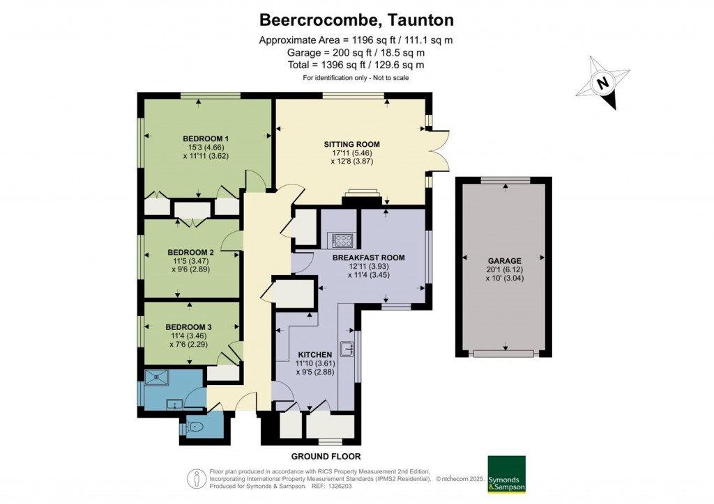 Floorplans For Beercrocombe, Taunton