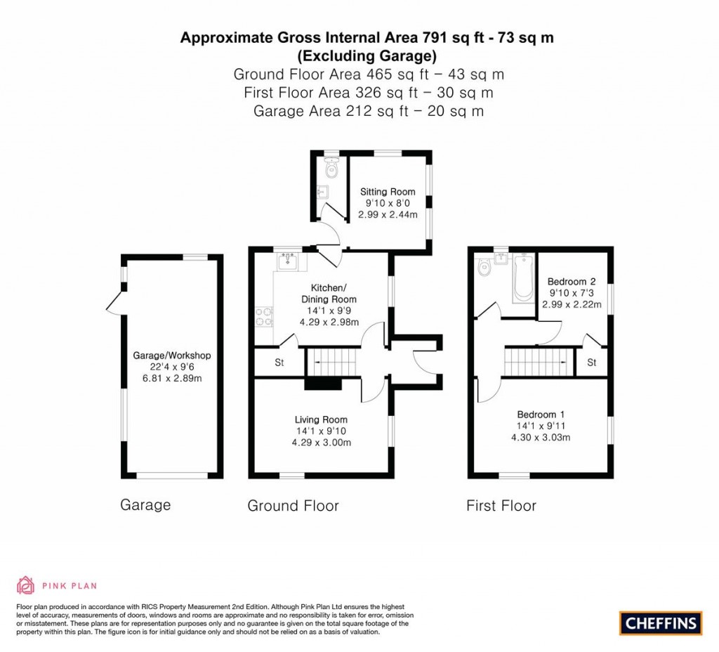 Floorplans For St. Bedes Crescent, Cambridge