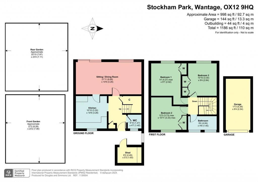 Floorplans For Stockham Park, Wantage, Oxfordshire, OX12