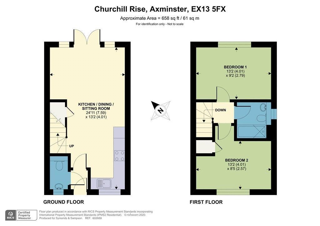 Floorplans For Churchill Rise, Axminster