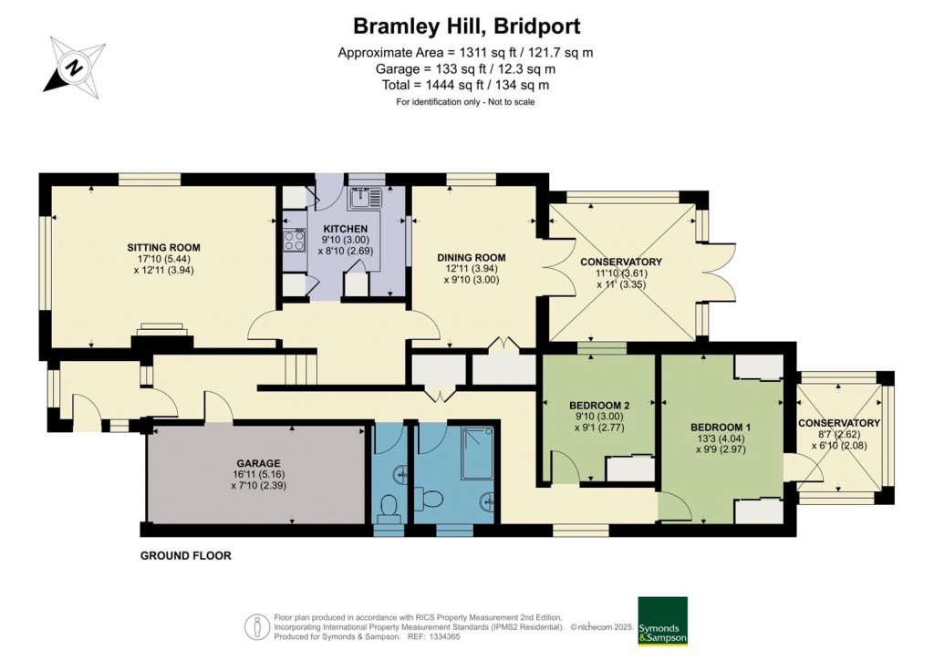 Floorplans For Bramley Hill, Bridport