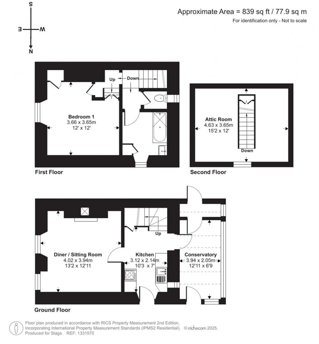 Floorplans For Broadhempston, Totnes
