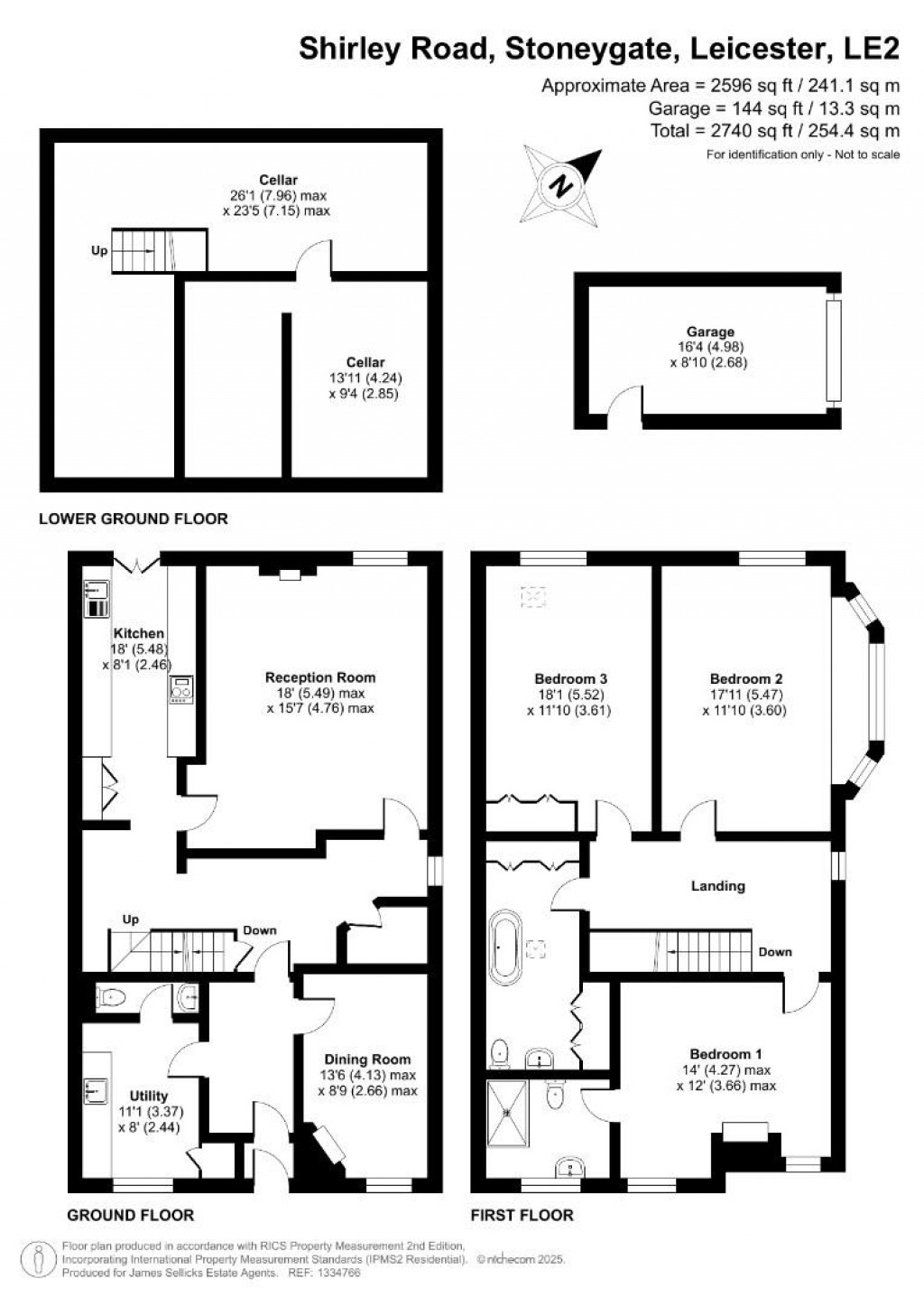 Floorplans For Shirley Road, Stoneygate, Leicester