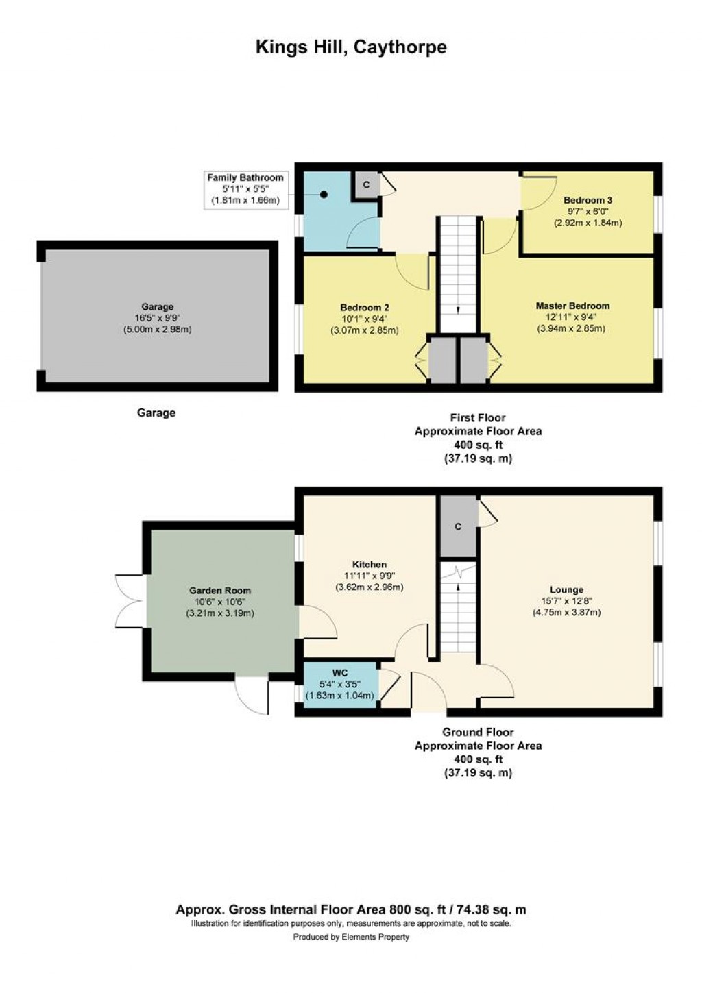 Floorplans For Kings Hill, Caythorpe, Grantham