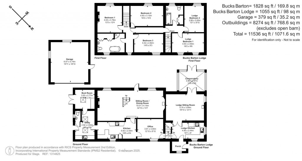 Floorplans For Bucks Cross, Bideford