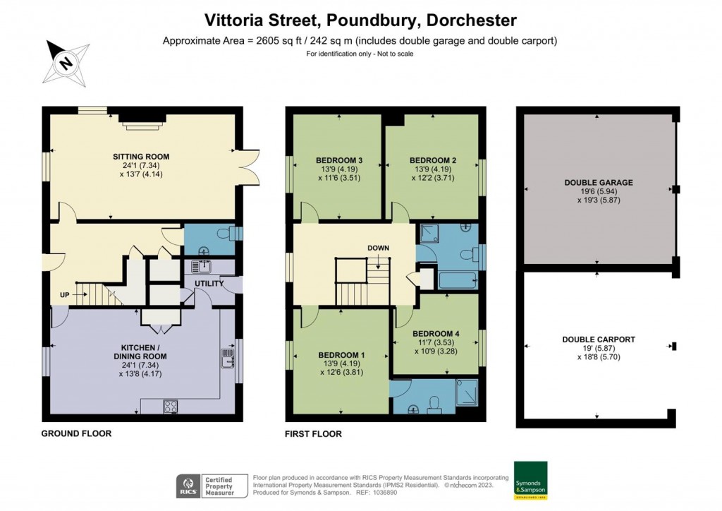 Floorplans For Vittoria Street, Poundbury
