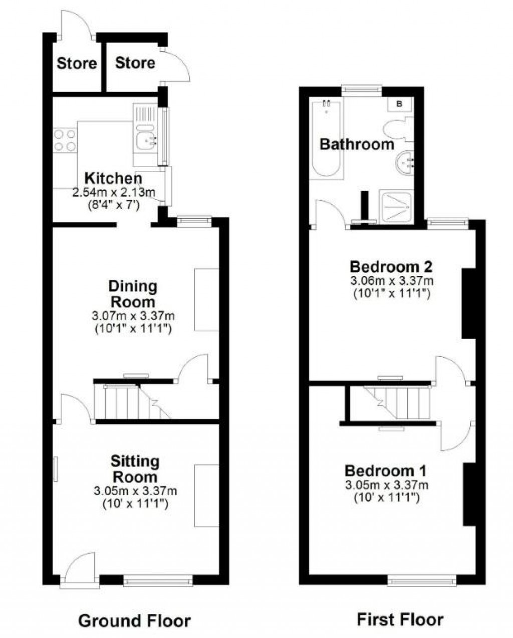 Floorplans For Warrington Street, Newmarket