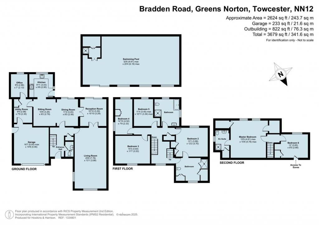 Floorplans For Bradden Road, Greens Norton, NN12