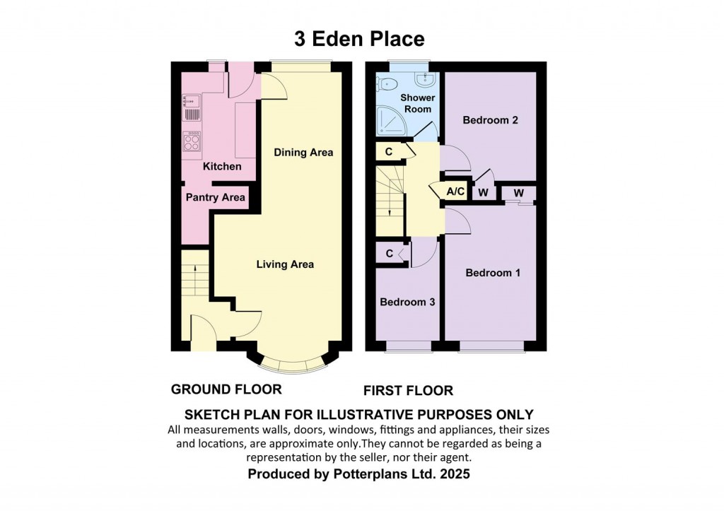 Floorplans For Totland Bay,Isle of Wight