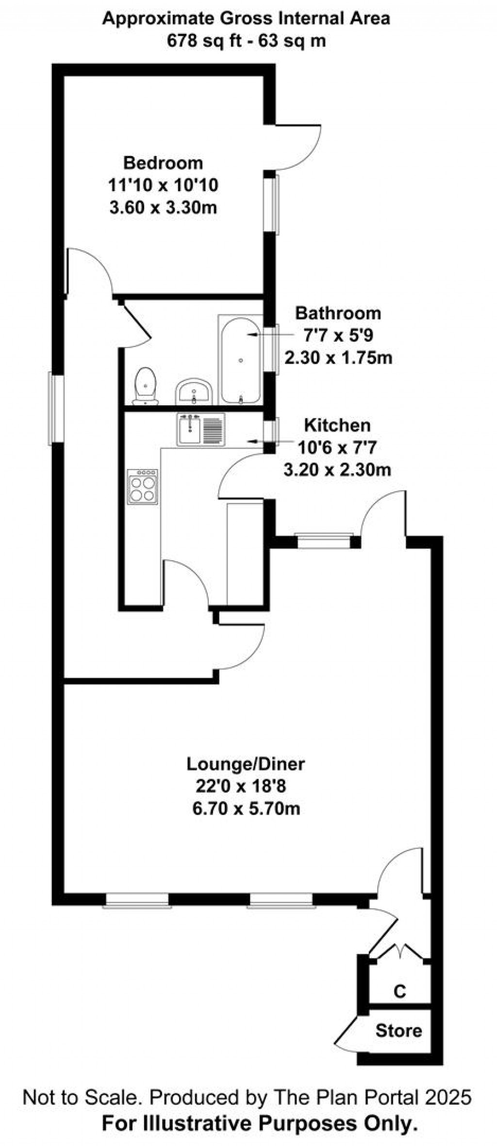 Floorplans For Park Lands, Blandford Forum