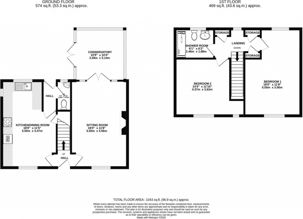 Floorplans For Georges Close, Charmouth, Bridport