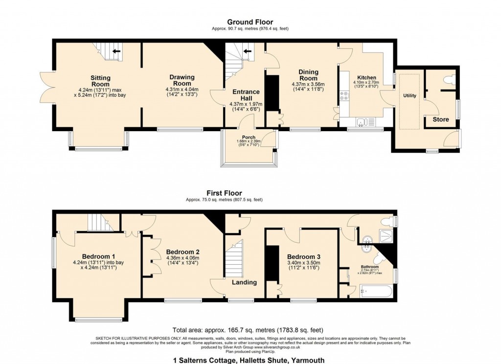 Floorplans For Yarmouth, Isle of Wight