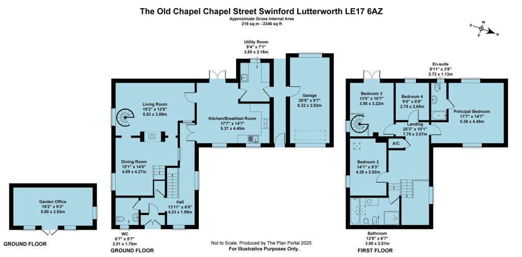Floorplans For Chapel Street, Swinford, Lutterworth, LE17