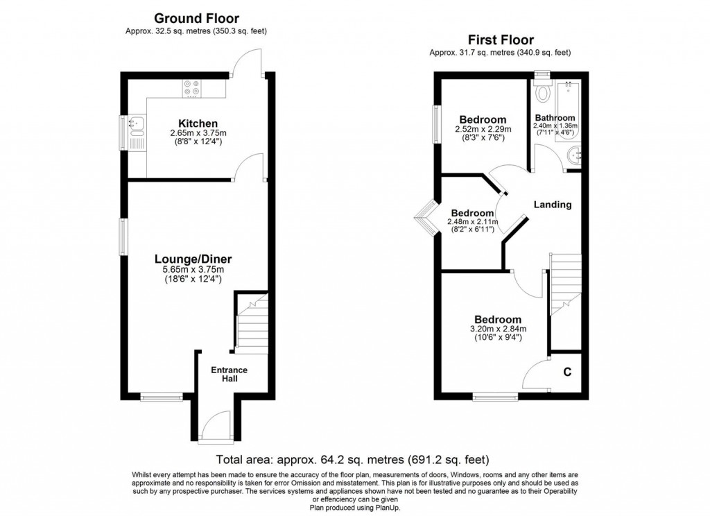 Floorplans For Holmlea, Blandford Forum