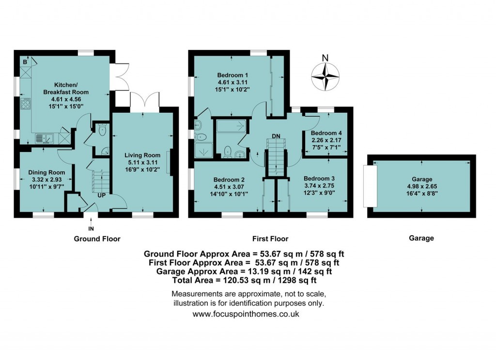 Floorplans For Blackwell Drive, Banbury