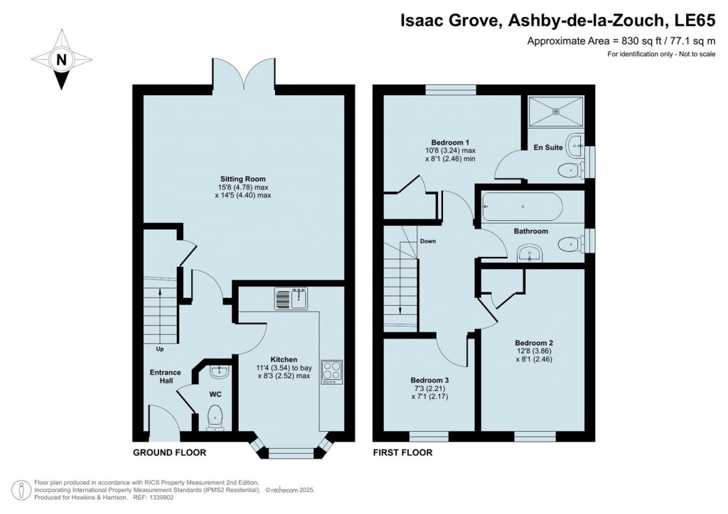 Floorplans For Isaac Grove, Ashby-De-La-Zouch, LE65