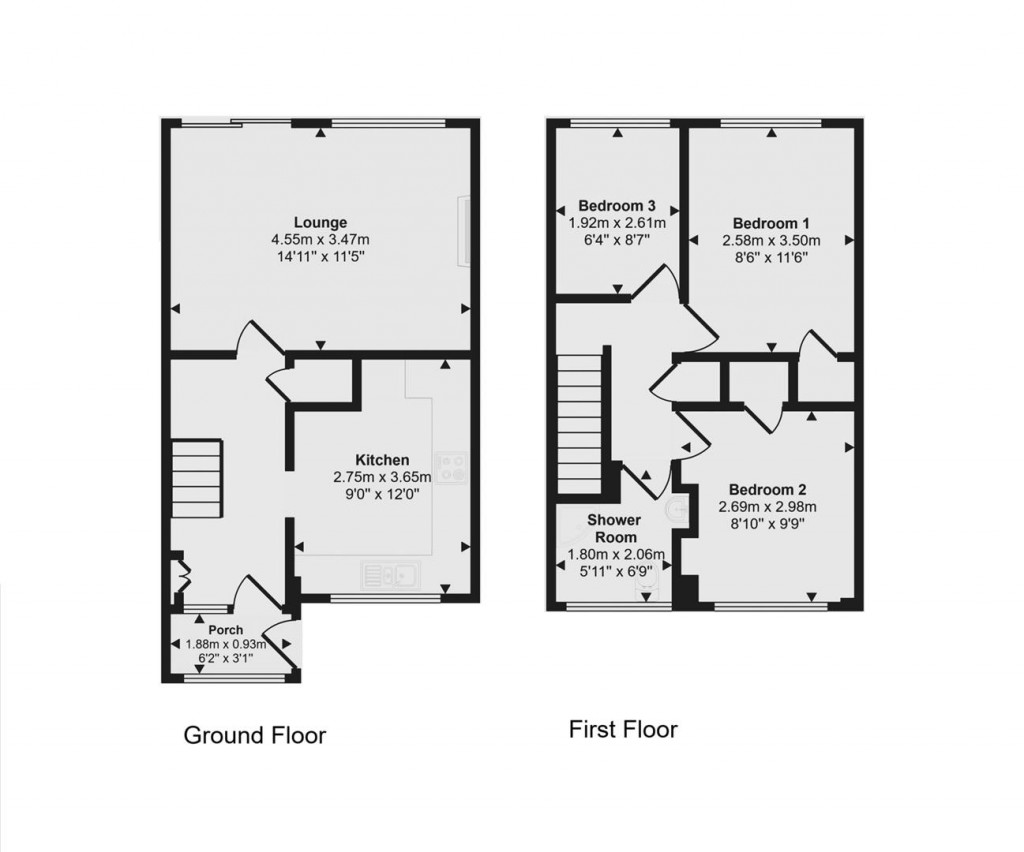 Floorplans For Pine View, Bridport