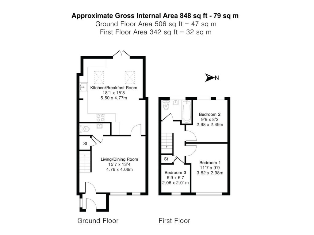 Floorplans For Cromwell Road, Saffron Walden