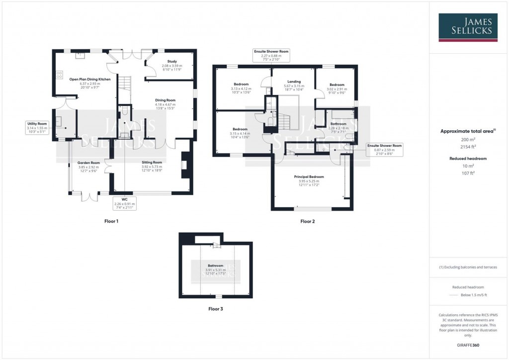 Floorplans For The Honeycombes, Bruntingthorpe, Lutterworth