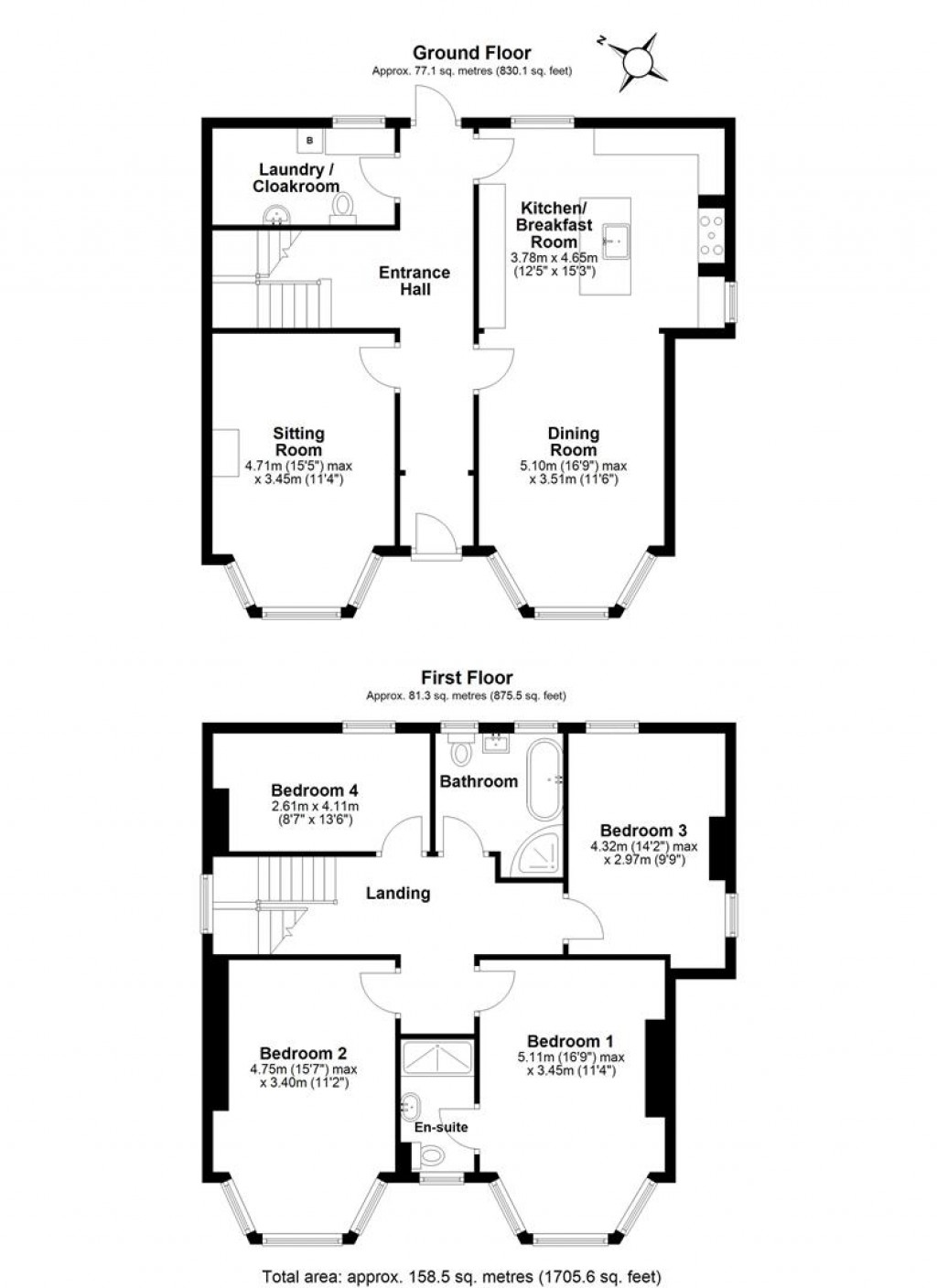 Floorplans For St. Efrides Road, Torquay