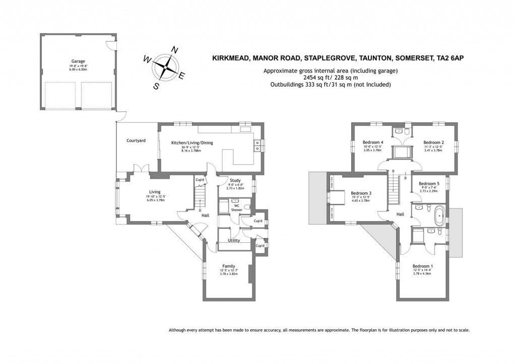 Floorplans For Staplegrove, Taunton
