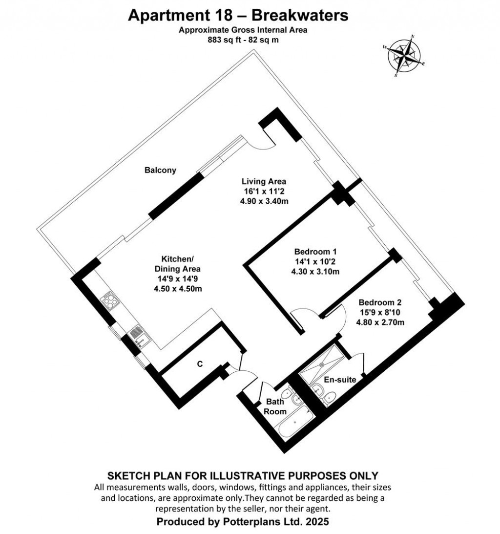 Floorplans For Sandown, Isle of Wight
