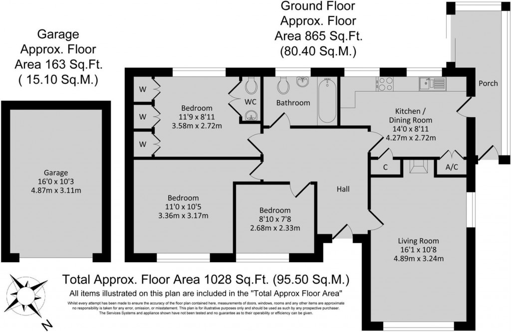 Floorplans For Main Road, Upper Tadmarton