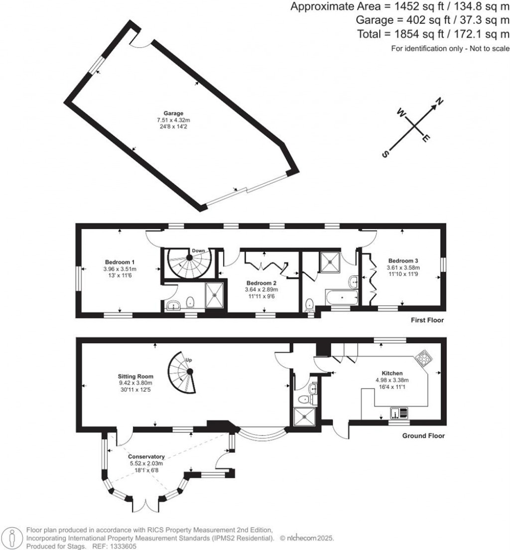 Floorplans For Fluder Hill, Kingskerswell, Newton Abbot