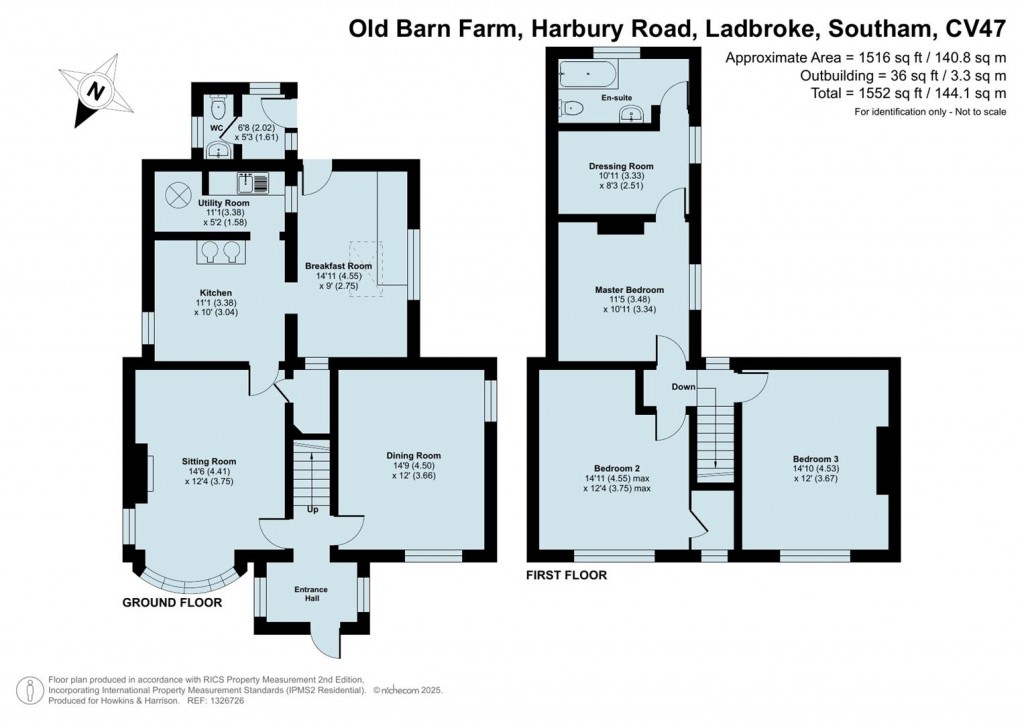 Floorplans For Old Barn Farm, Ladbroke