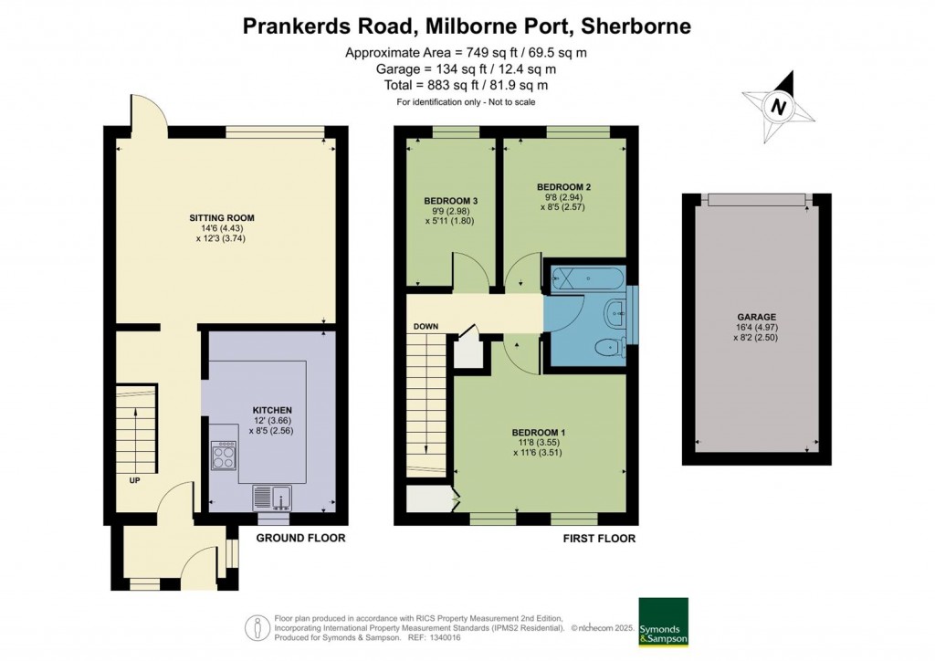 Floorplans For Prankerds Road, Milborne Port, Sherborne