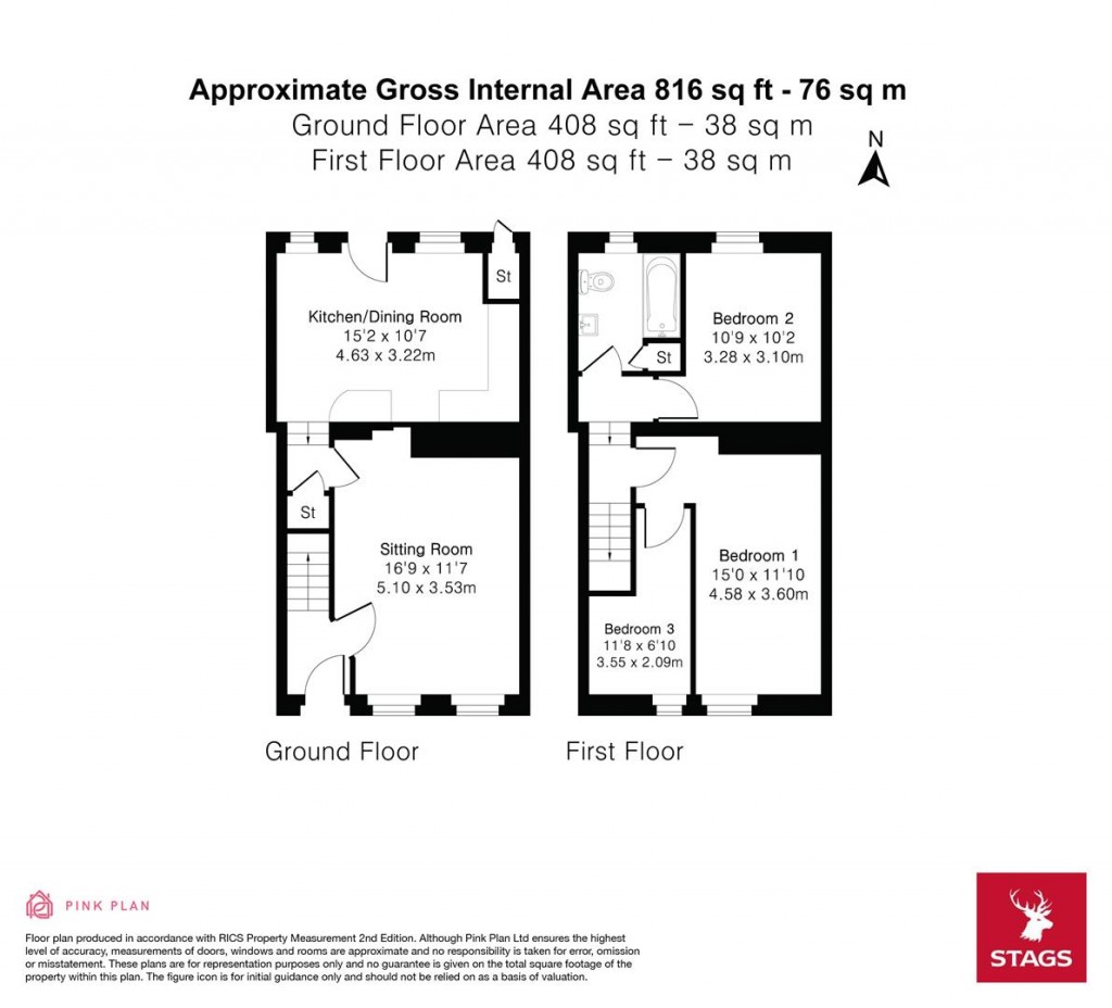Floorplans For Jordan Street, Buckfastleigh