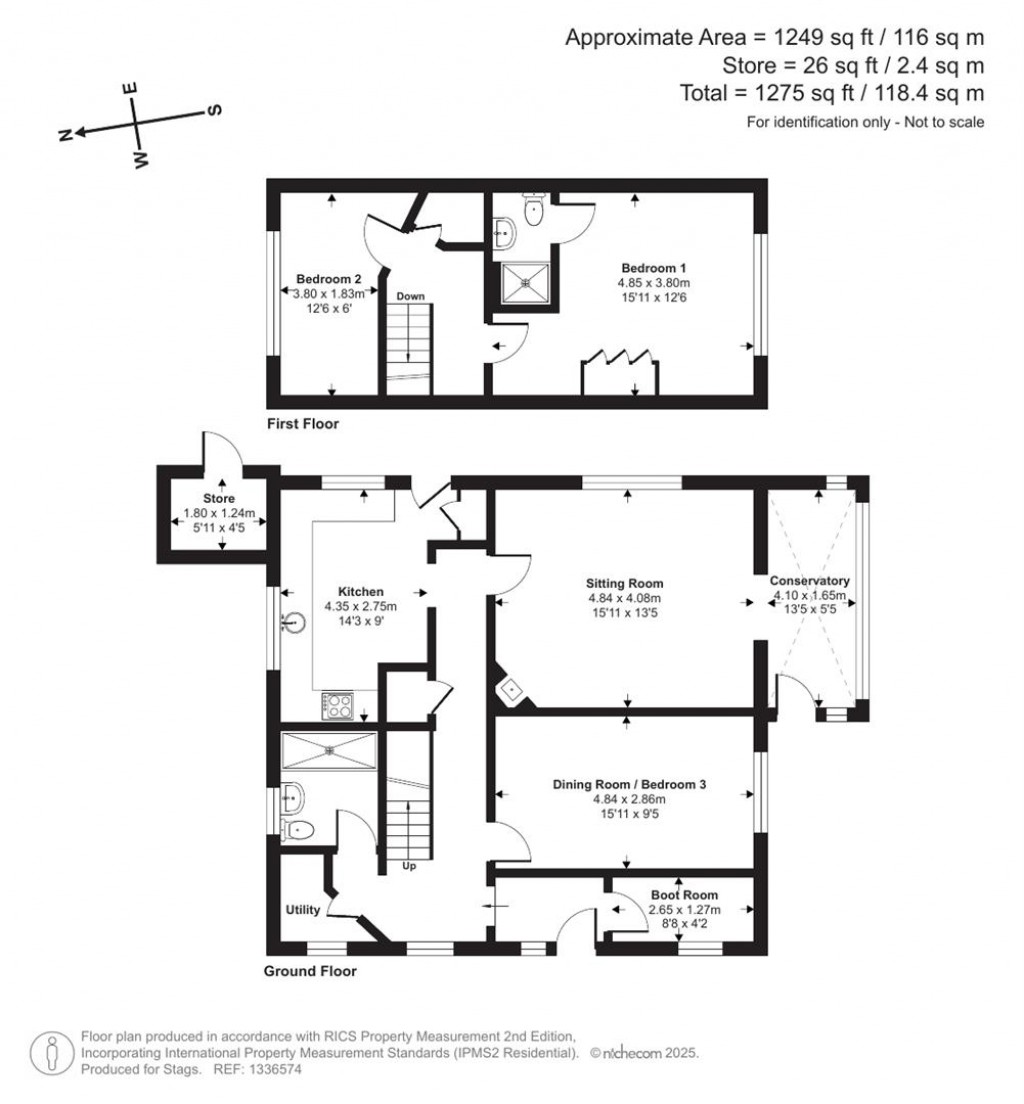 Floorplans For Meavy Lane, Yelverton