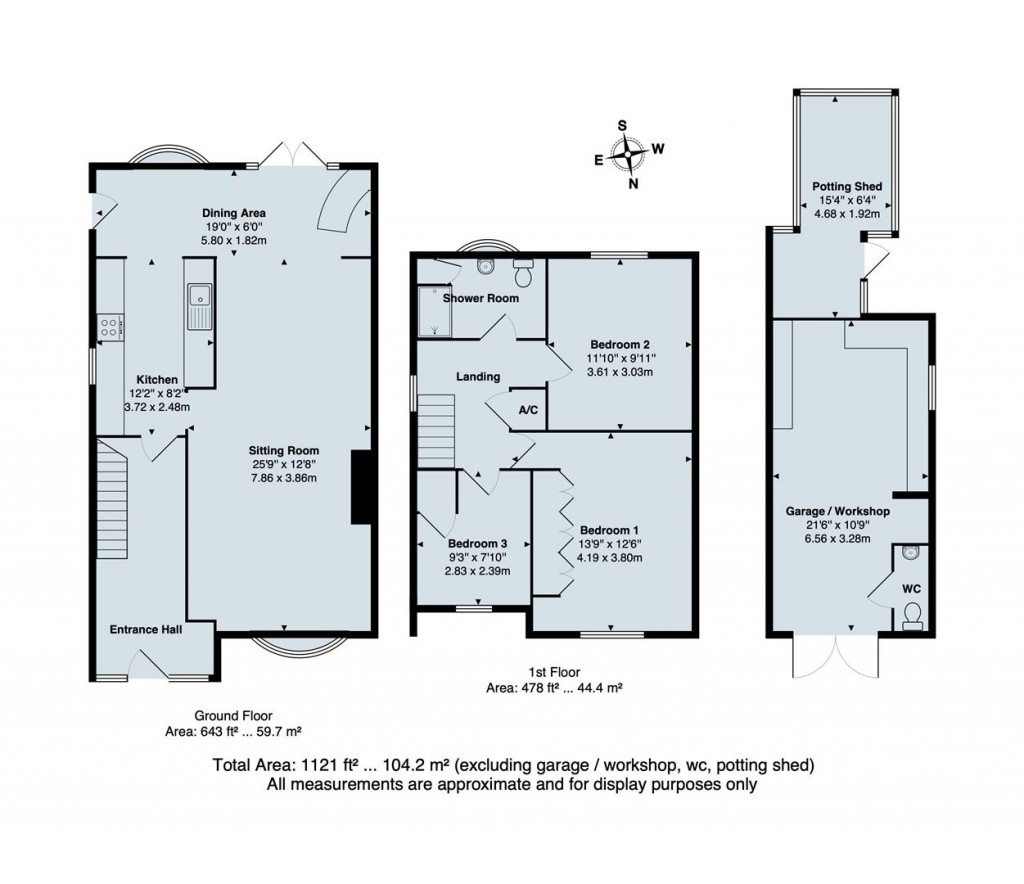 Floorplans For Windmill Road, Atherstone, CV9