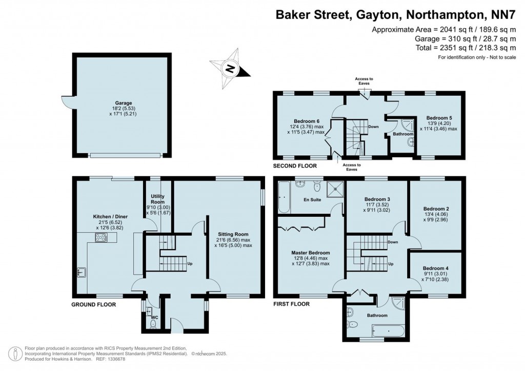 Floorplans For Baker Street, Gayton, NN7