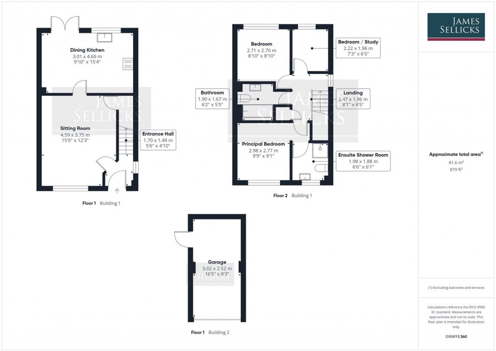 Floorplans For Jasmine Close, Lutterworth, Leicestershire
