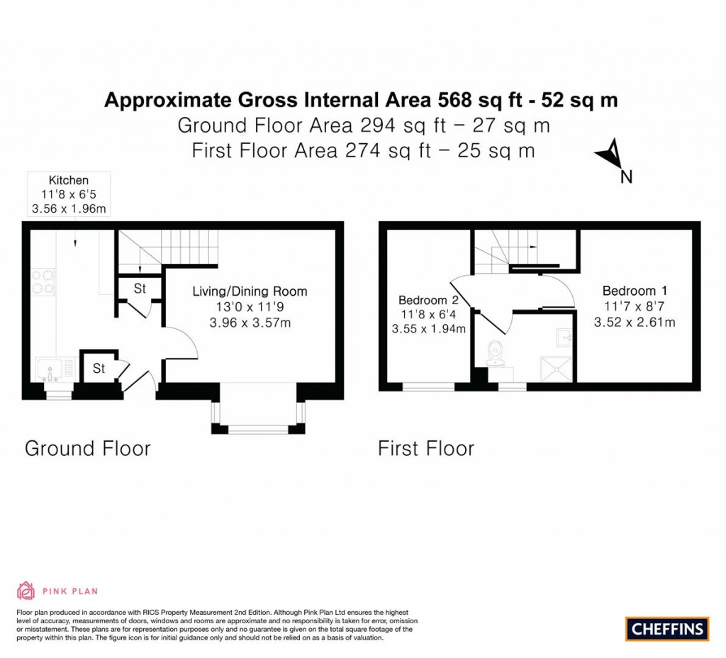 Floorplans For The Sycamores, Milton, Cambridge