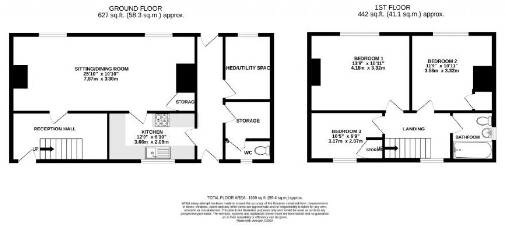 Floorplans For Hawthorn Way, Burwell